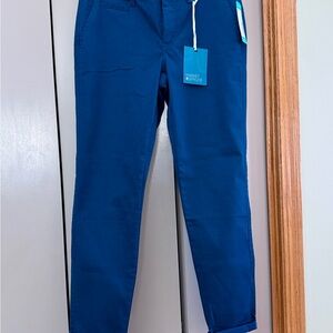 Market & Spruce Women's Blue Chinos